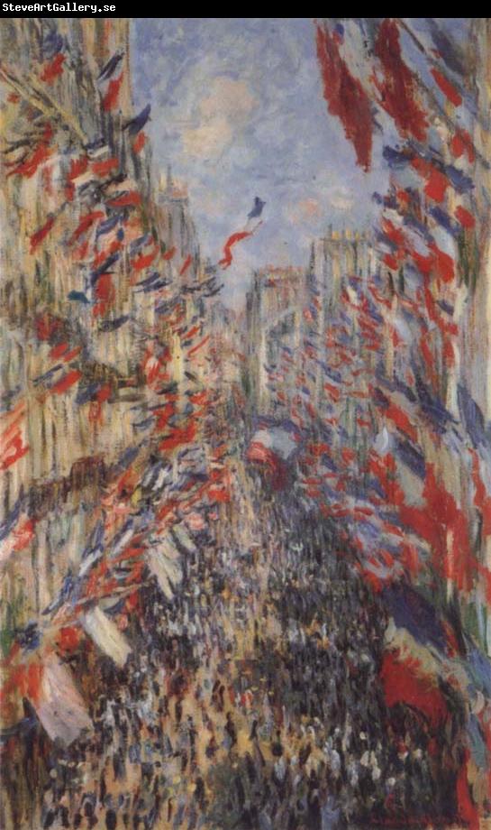 Claude Monet The Rue Montorgueil,3oth of June 1878